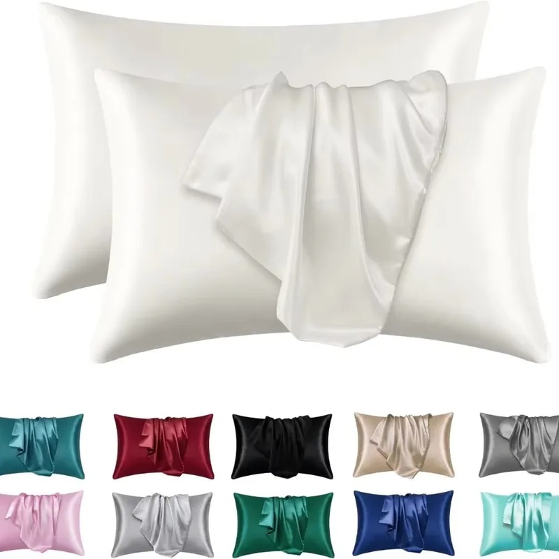 Silk Pillowcase Set - 1/2 taie d'oreiller en satin de