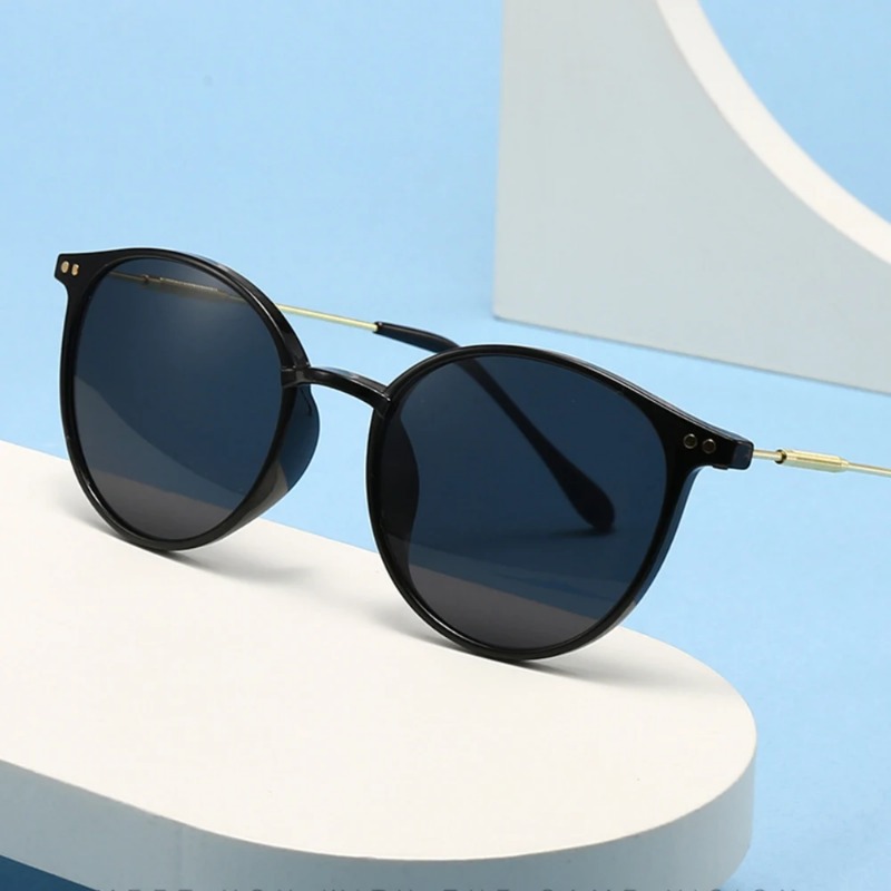 Luxury Zone - Lunettes de soleil rondes vintage pour