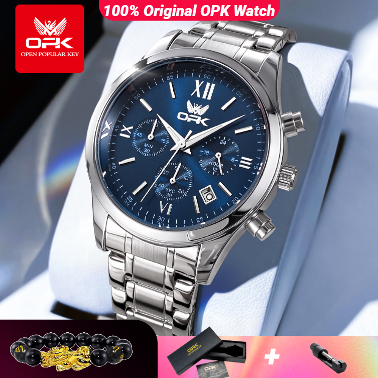 Luxury Zone - OPK 6052 montre pour hommes Date