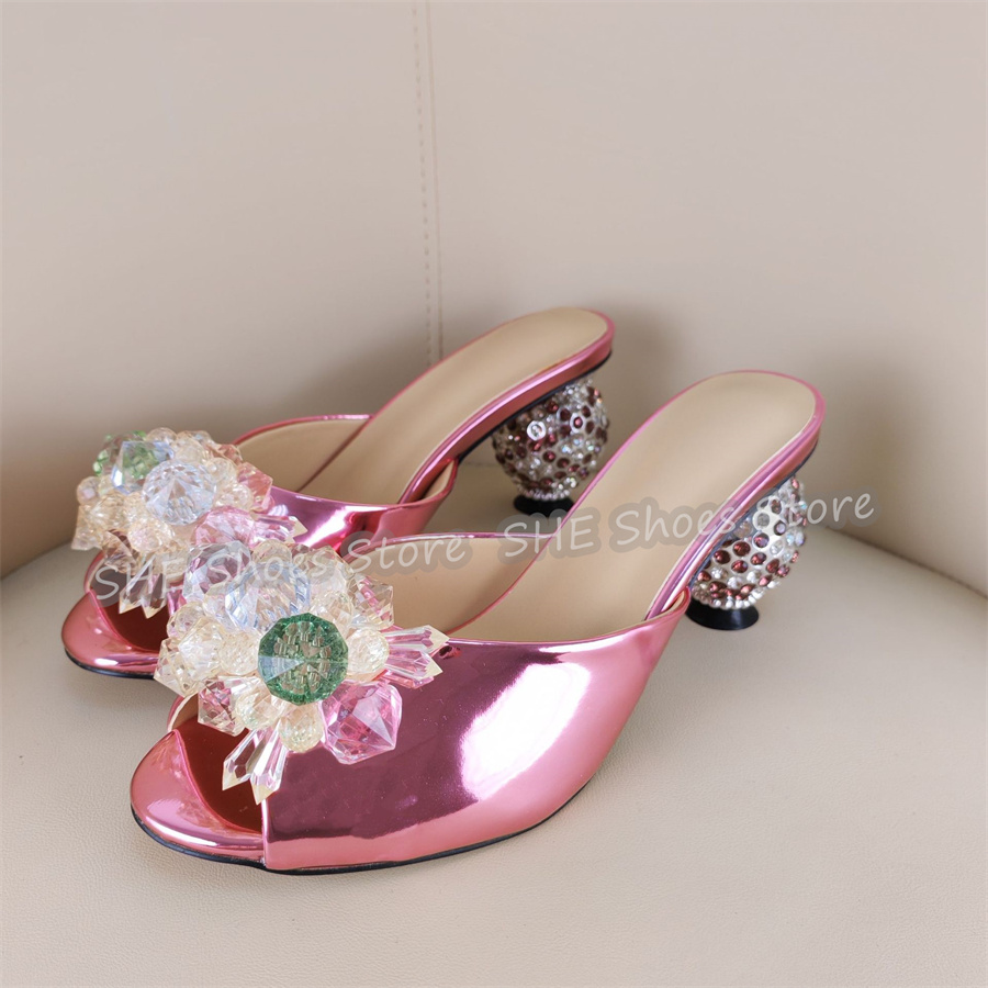 Mules à talon haut pour femme, - Crystal Ball Decor avis et prix