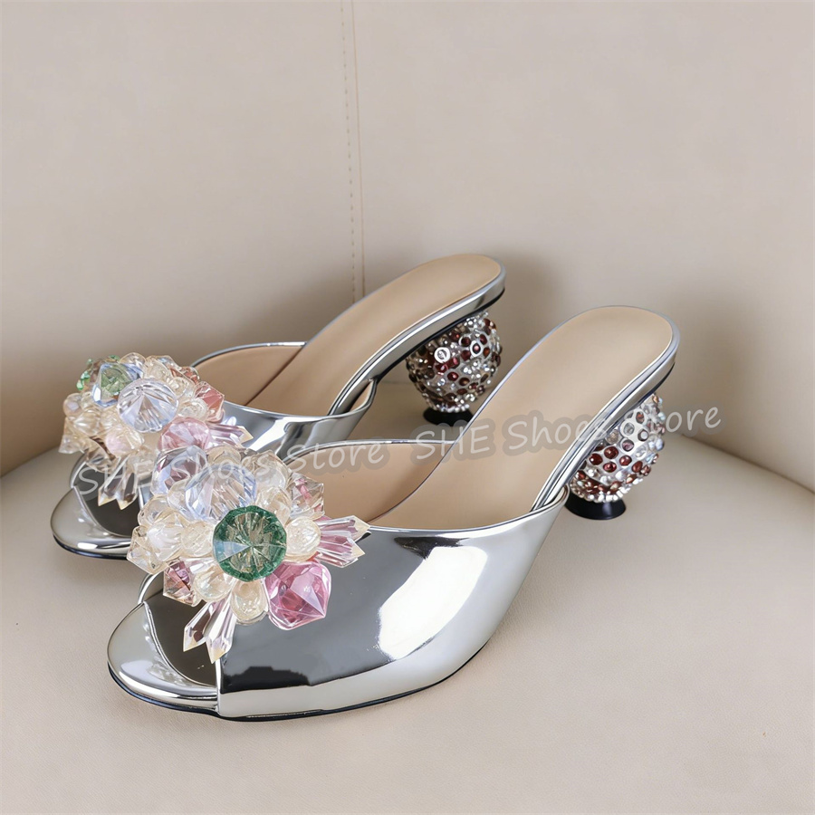 Mules à talon haut pour femme, - Crystal Ball Decor avis et prix