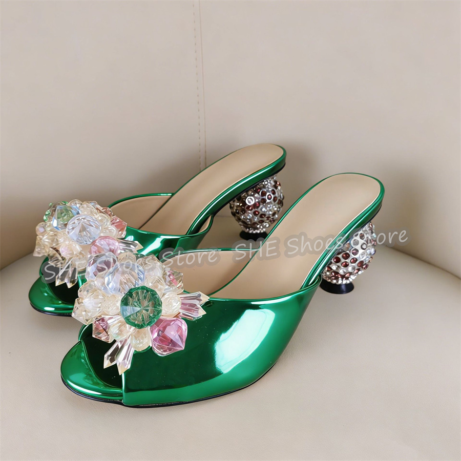 Mules à talon haut pour femme, - Crystal Ball Decor avis et prix
