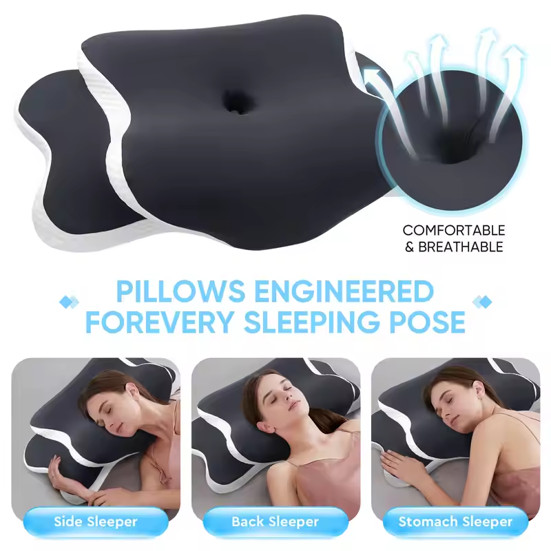 Oreiller cervical ergonomique  - Silk Pillowcase Set avis et prix