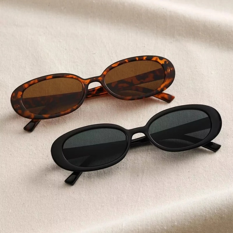 Lunettes de soleil ovales vint - Luxury Zone avis et prix