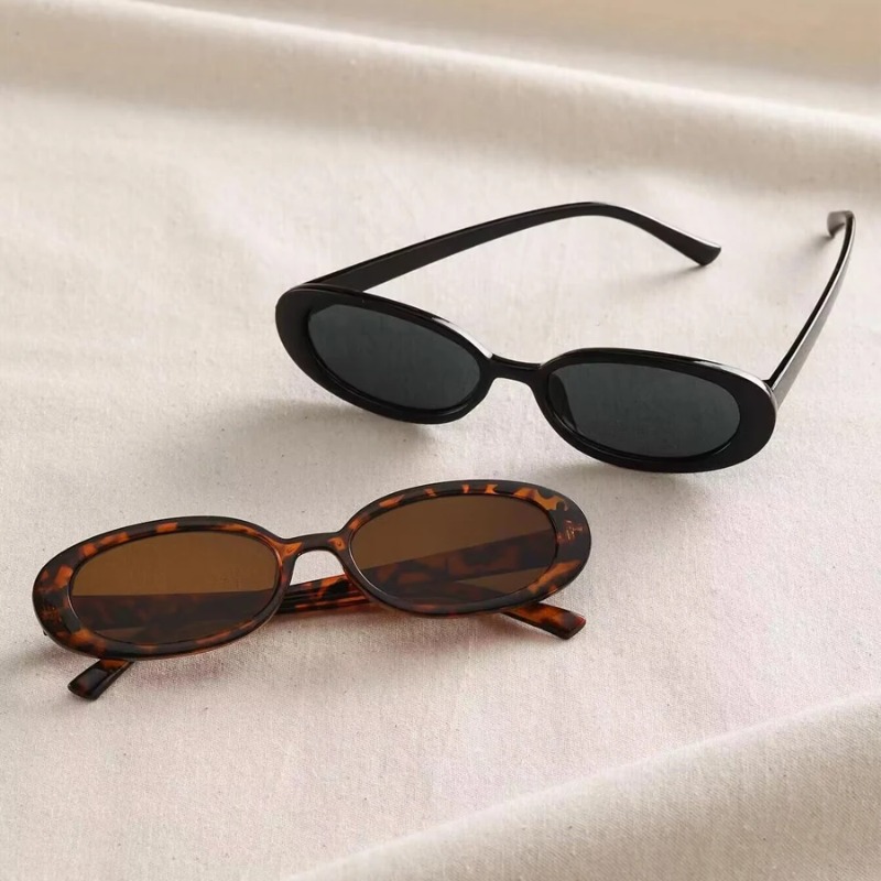 Lunettes de soleil ovales vint - Luxury Zone avis et prix